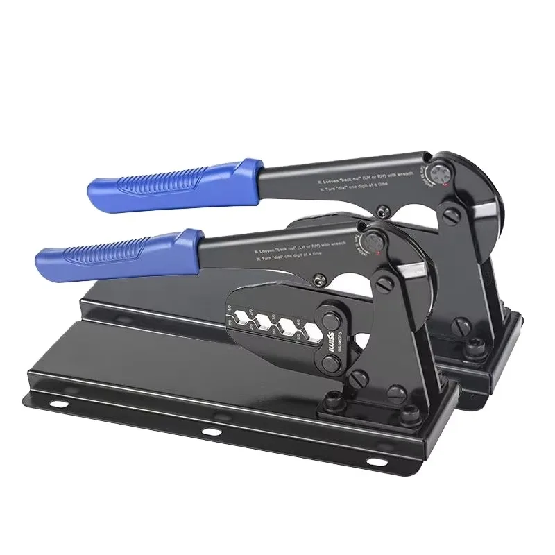 IWS-1040DTS IWS-0801DTS Cable Lug Crimper Bench Mount Type for Battery Lugs and Copper Wire Lug AWG 1/0 2/0 3/0 4/0