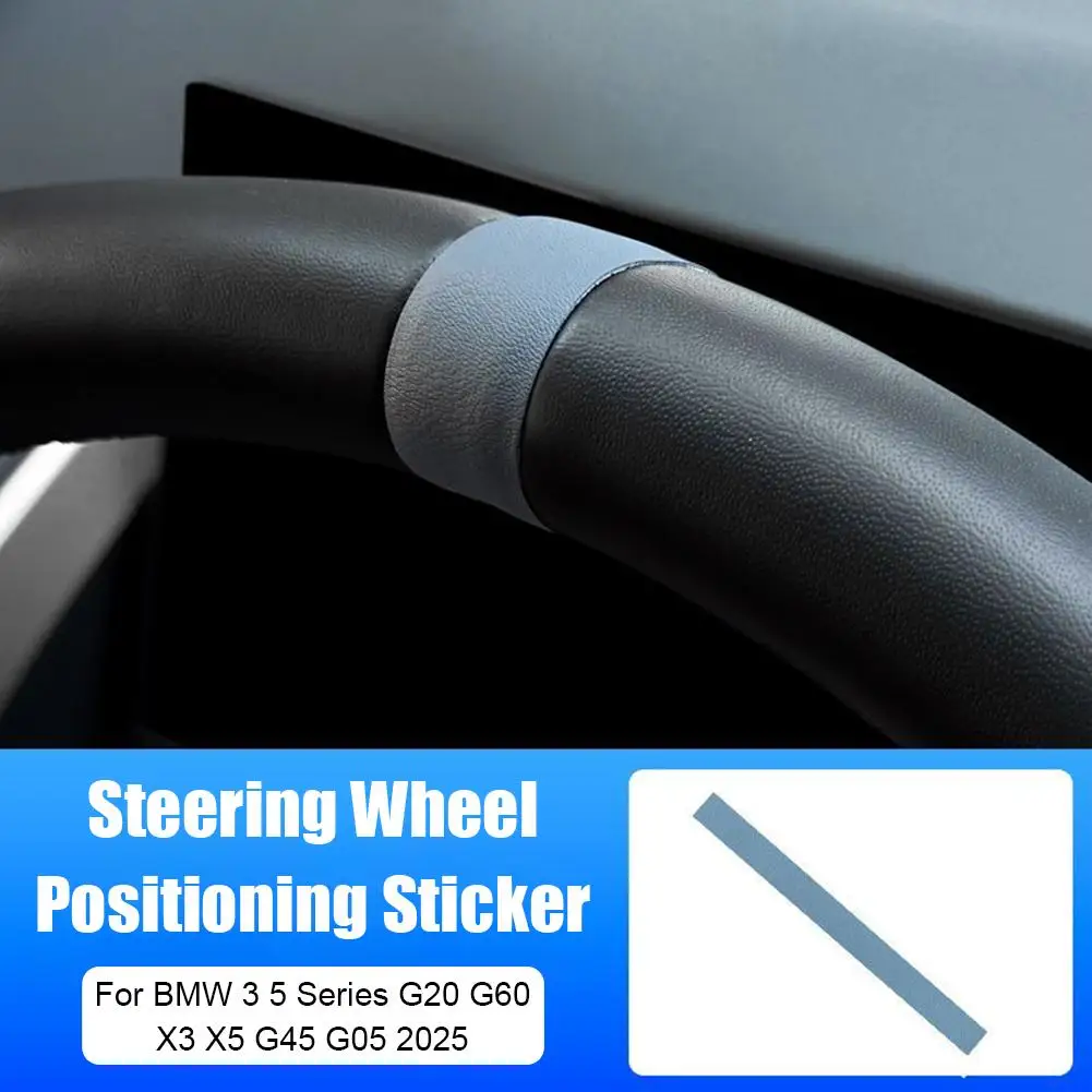 Car Steering Wheel Positioning Sticker For BMW 3 5 Serie G20/60 X3/5 G45 G05 Alignment Marker For Driving Posture Interior Decor