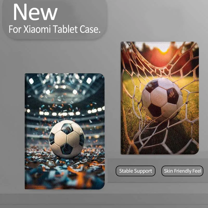 Creative Football Design Tablet Case For Xiaomi Redmi Mi Pad 4 5 6 7 8 K SE Mini Pro Plus Max 10.1 11.2  inch