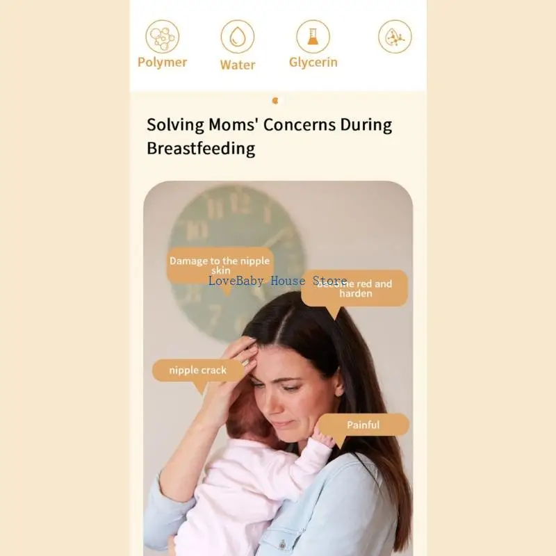 BX0D هيدروجيل وسادات الرضاعة الطبيعية 10 قطعة/المجموعة/المجموعة بقع ترطيب قابلة لإعادة الاستخدام استمتع بالتمريض الاستخدام