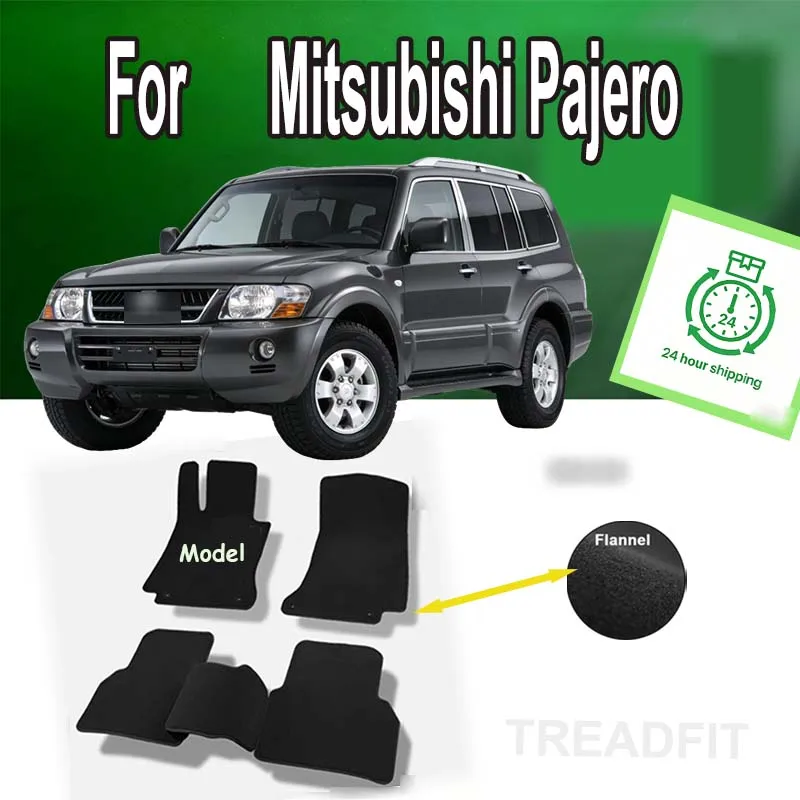 

Нейлоновые замшевые автомобильные коврики с кнопками для Mitsubishi Pajero 2008–2011 5saat MK4 Montero Shogun V73 (короткая колесная база), специально для данной модели