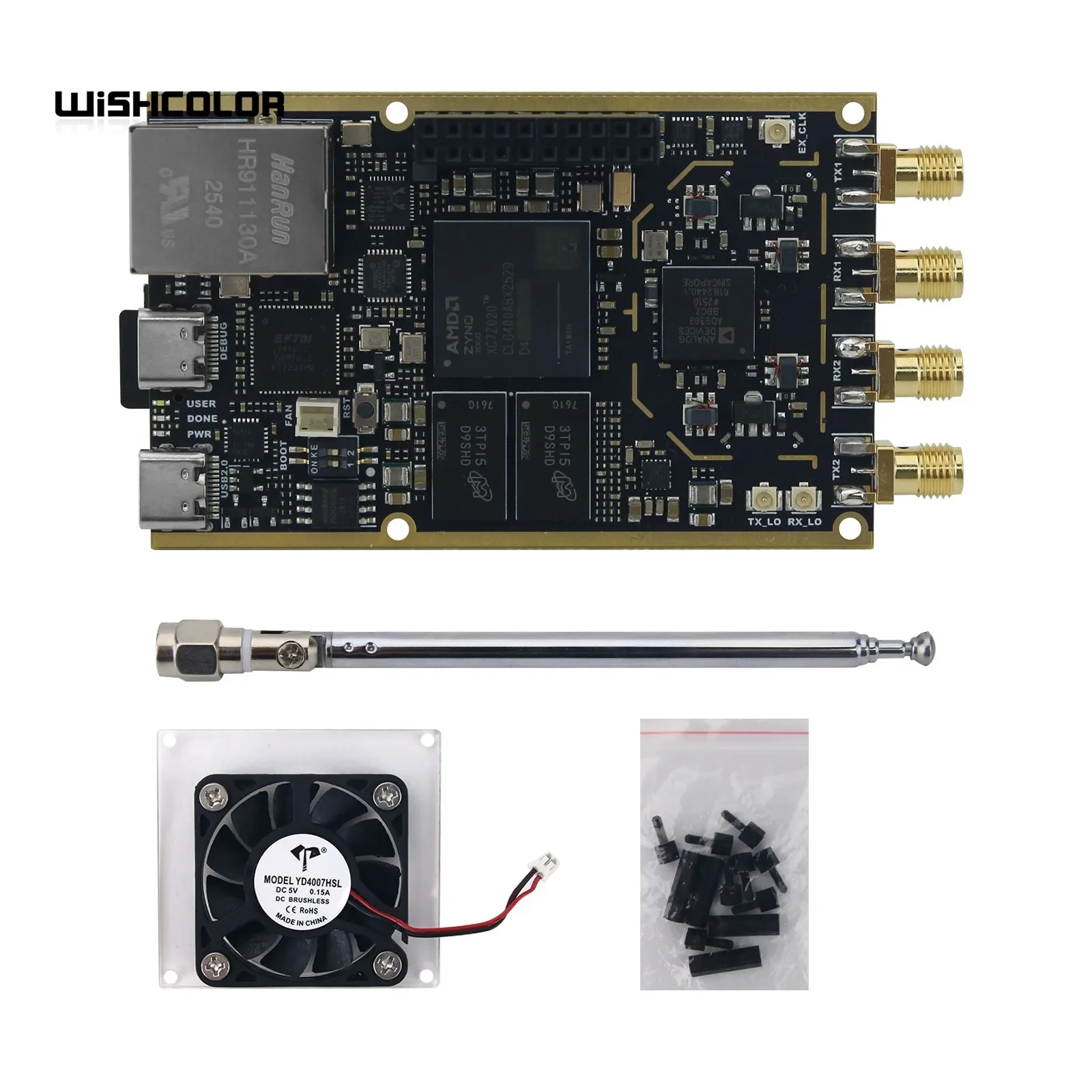 Wishcolor Zynq7010 series AD9363 SDR XC7Z010CLG400+AD9363ABCZ