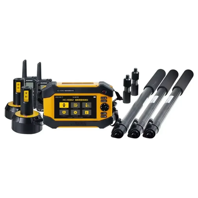 for HC-HD852 Floor Thickness Tester Concrete Thickness Gauge USB Data Transmission IP55 Protection 1 Year Warranty