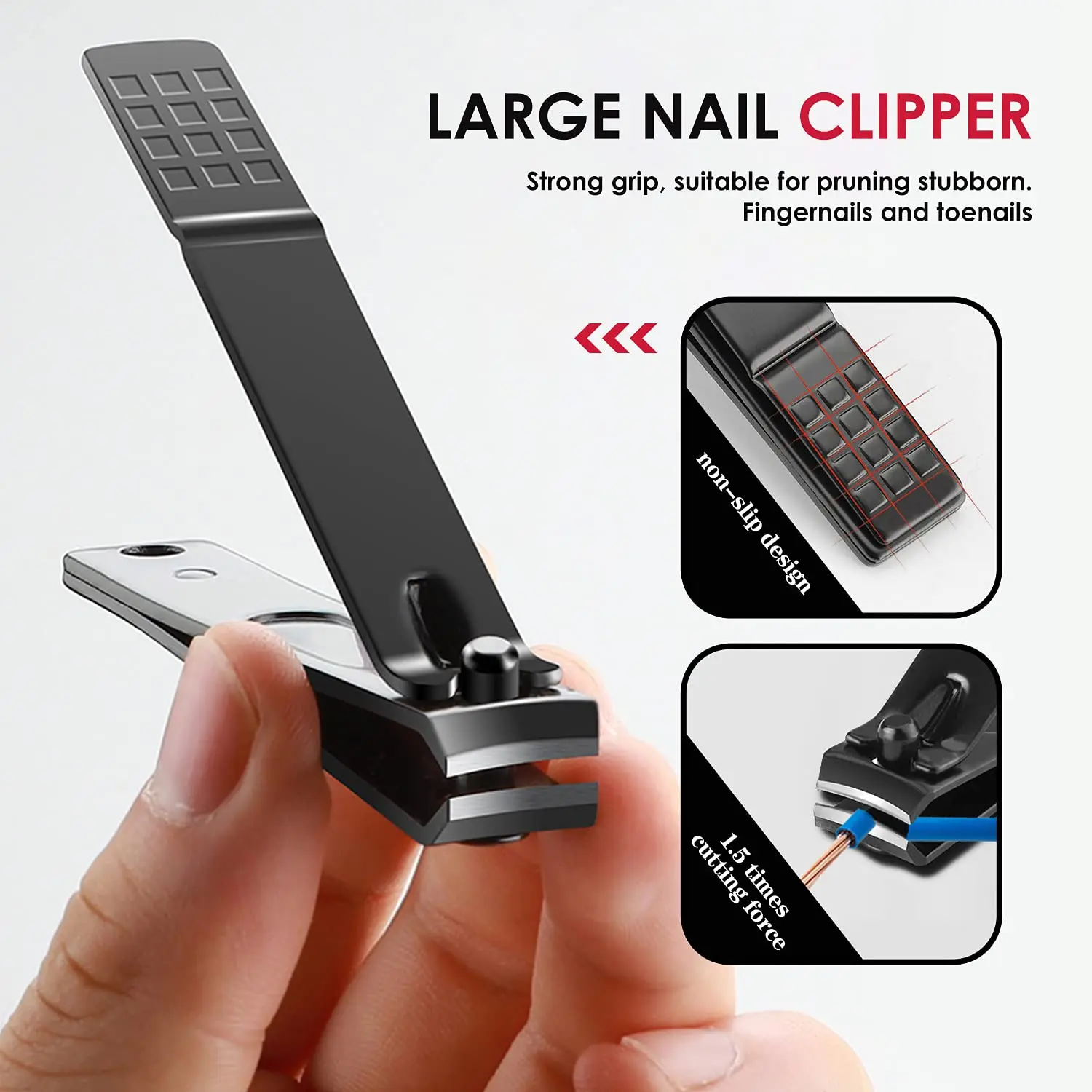 Manicure Set 30pcs Professional Nail Clippers Kit Pedicure Care Tools-Stainless Steel Grooming Tools for Travel