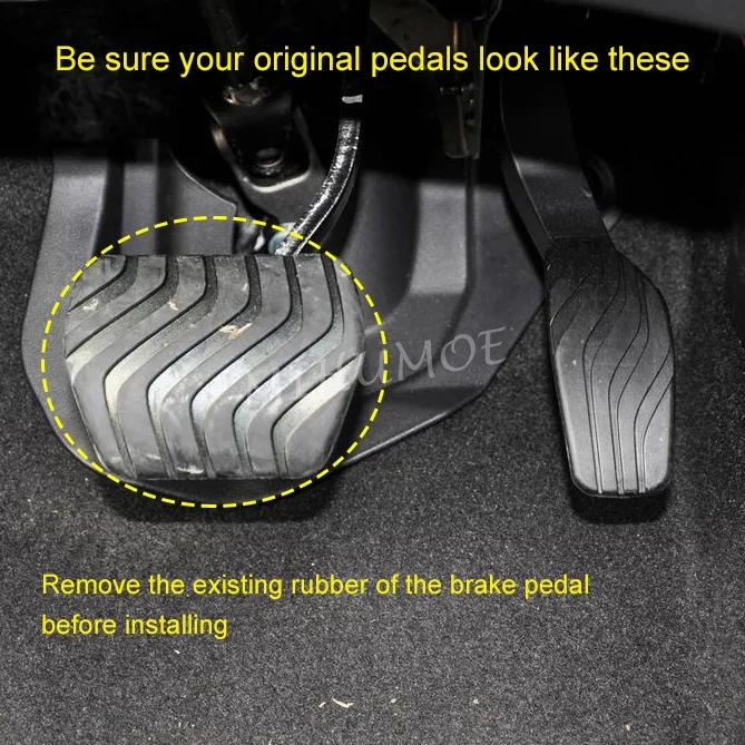Foot Gas Brake Pedal Cover Accessories For Nissan X-Trail T32 Qashqai J11 Rogue Sport Kicks Micra Renault Koleos Kadjar Captur