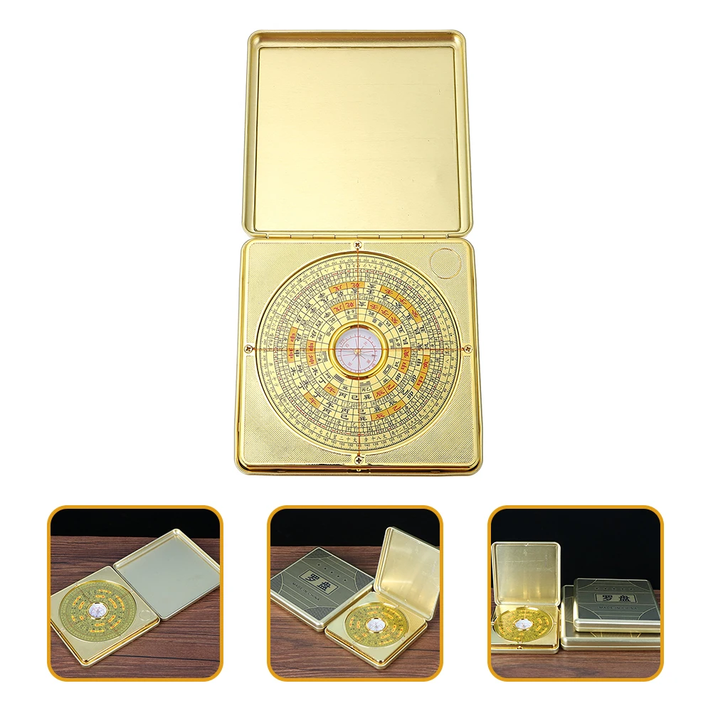 

High Precision Compass Square Metal Vintage Design For Hiking Hunting Fishing Camping Survival Outdoor Navigation Ancient