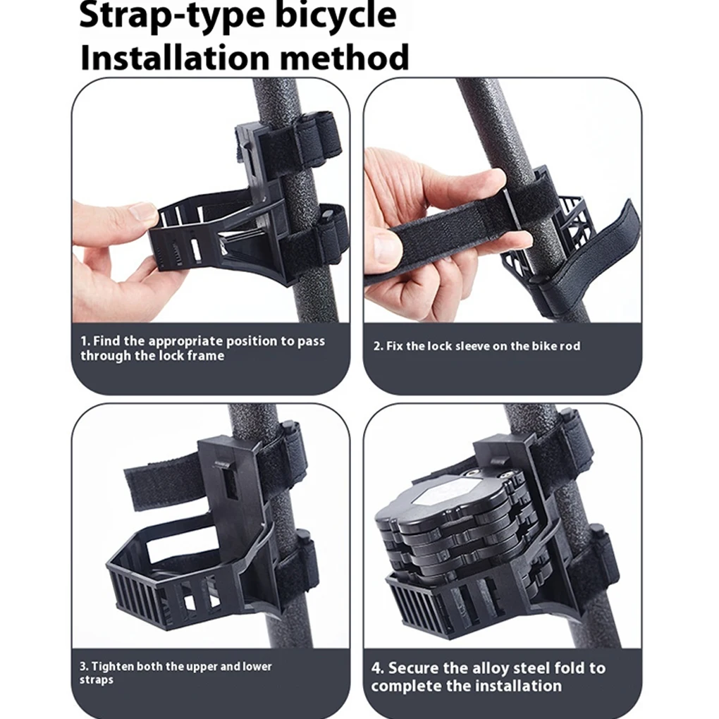 

"Heavy Duty Profesonal Bicycle Lock,Alloy Steel Lock, Rust Proof, Lock, Compact And Easy To Carry (Two Keys)