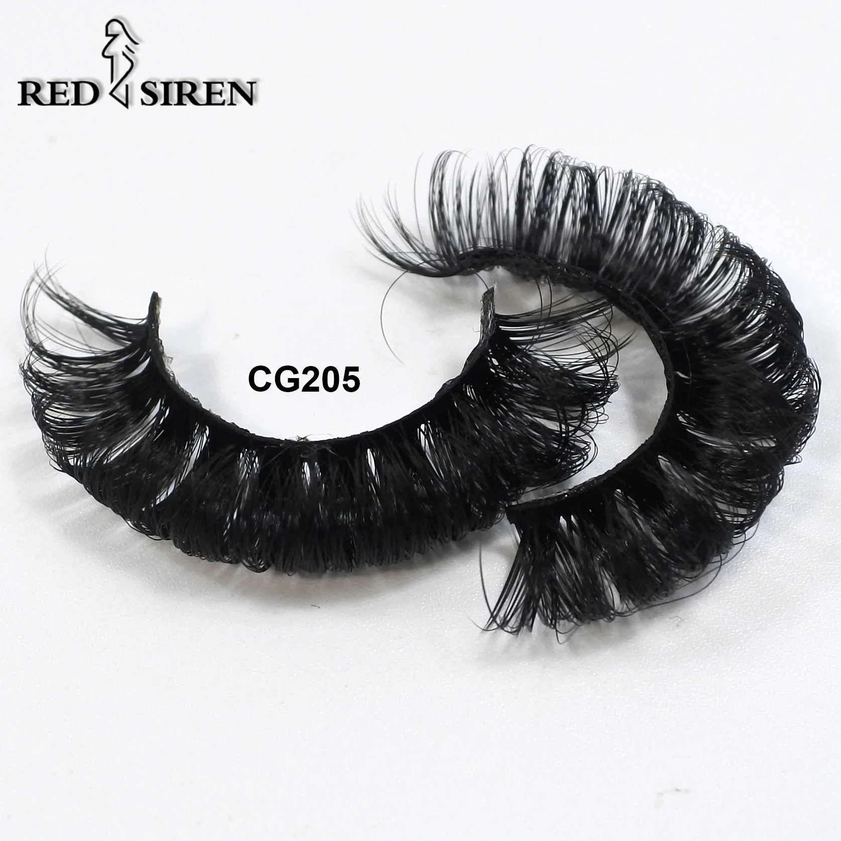 D Curl Russian Strip Lashes New Arrival 10mm-18mm Volume Fluffy Eyelashes Makeup Fake Eyelashes