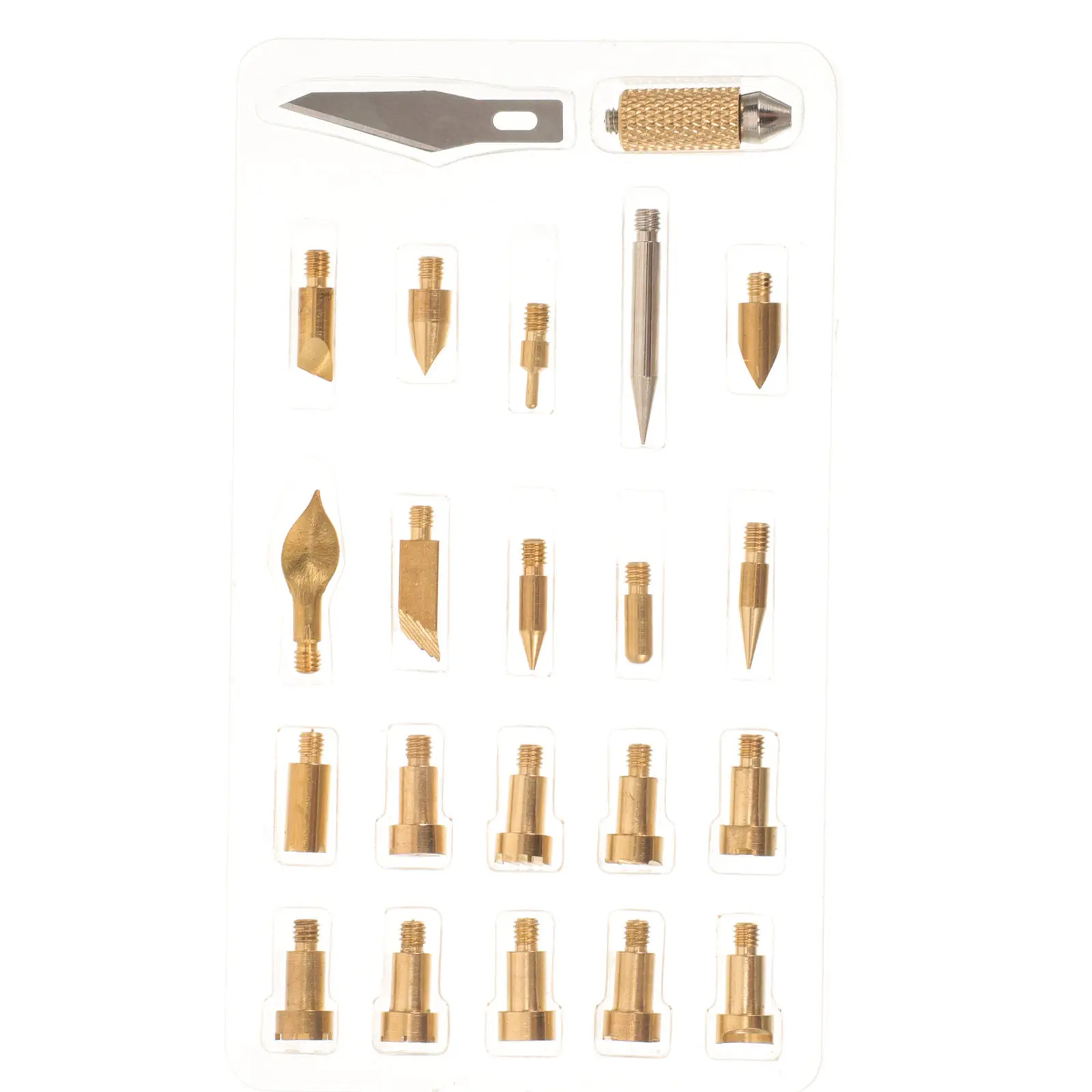 22Pcs Wood Burner Pen Tips High-Quality Pyrography Nibs Easy Control for DIY Wood Carving and Artistic Designs