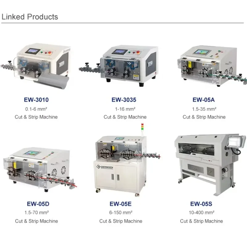 Fully Automatic Multicore Electric Cable Cutting Outer Inner Stripping Machine Multi Conductors Wire Stripping Machine