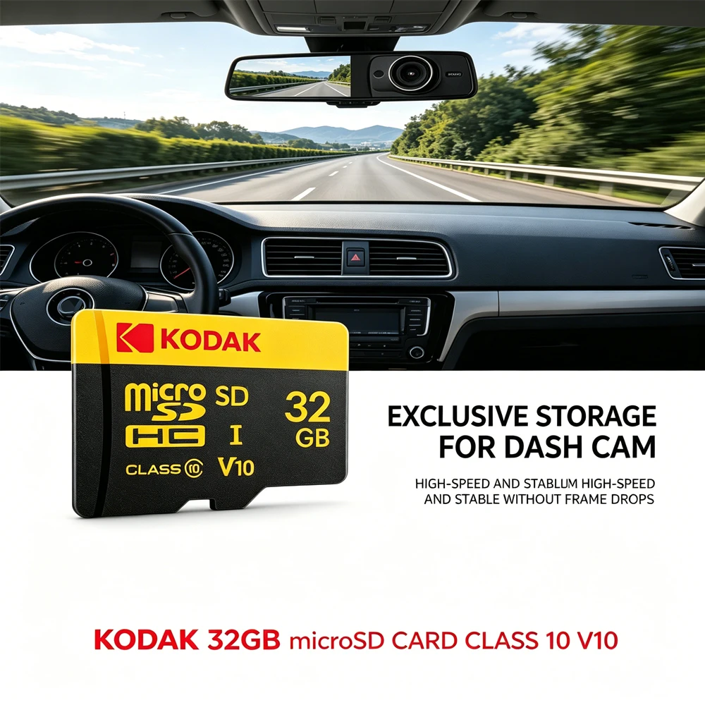 Kodak 16GB 32GB Micro SD Karte Klasse 10 U1 V10 TF-Karte für Kinderkamera Smart Toy Dashcam CCTV Video-Türklingel CCD-Kamera – Detail 5