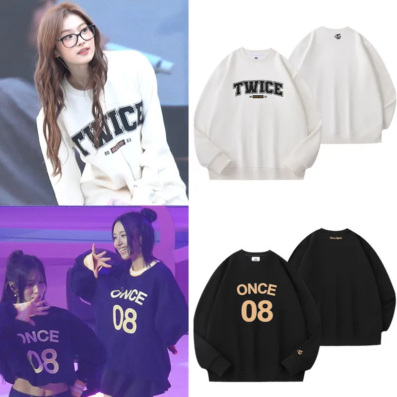 

Twice Sweatshirt Tour Concert Ready To Be Same Pullovers Kpop Fashion Women Men Hoodie Korean Oversized Sweatshirt For Fans Tops