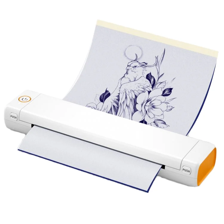 Phomemo M08F A4 Thermal Portable Printer Mini Tattoo Stencil Wireless Travel Office Great Printing Photos