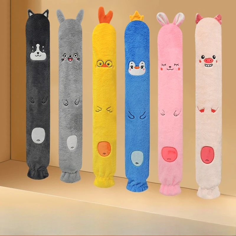 

Long Hot Water Bottle, Fillable Warm Water Bag, Extended-Length Heating Pad for Bedding, Thickened Oversized Water-Filled Bag