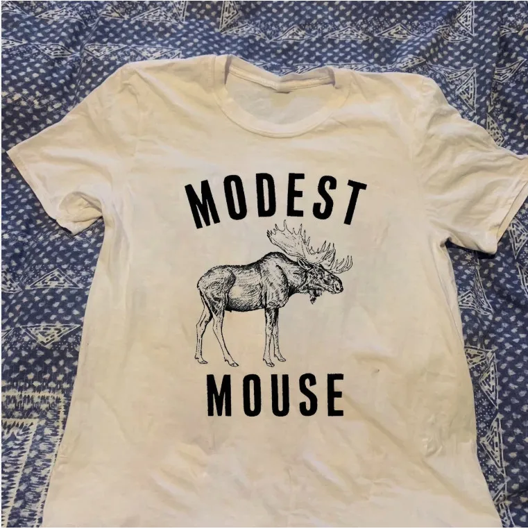 Vintage Modest Mouse Band Cotton Shirt Unisex Concert S to 3XL