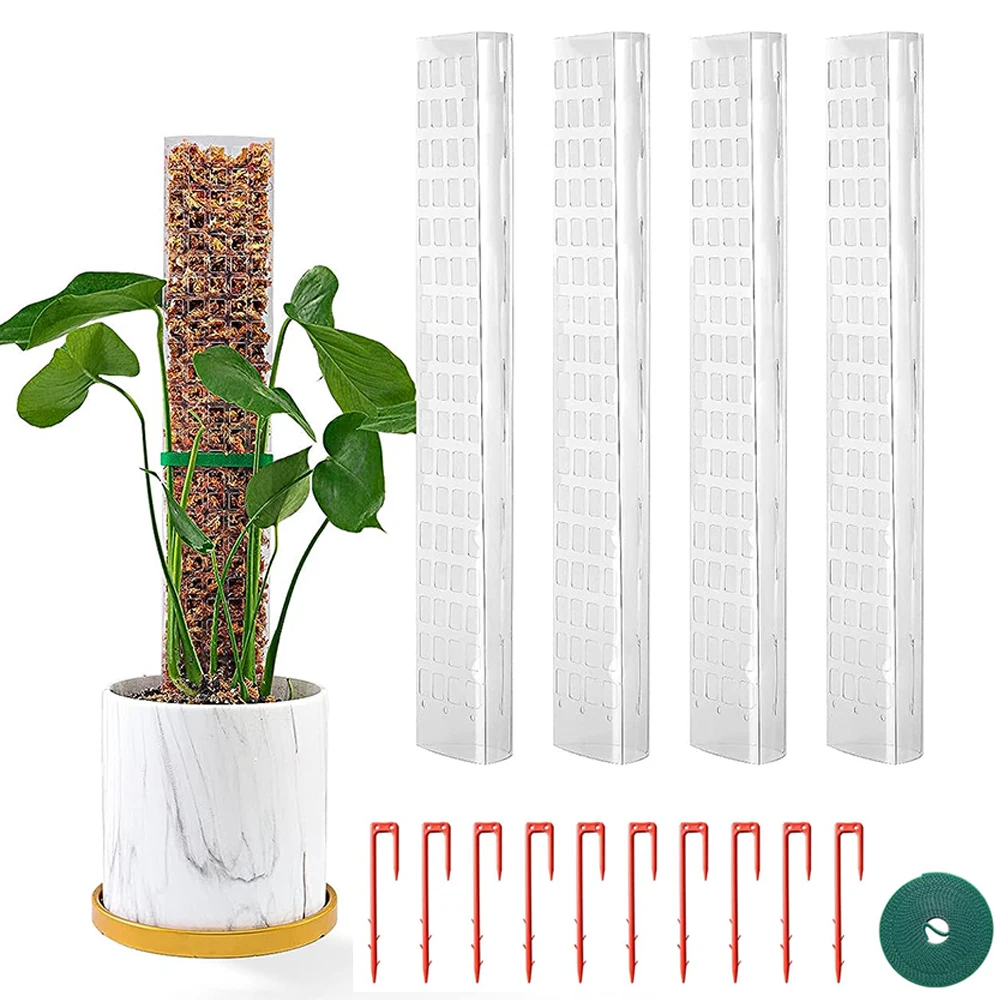 Musgo Pole for Plants Support, Indoor Potted Plant Sticks, Train Creeper Plants, Crescer para cima, 24 \