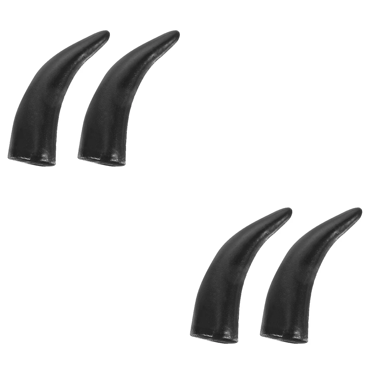 

2 Pairs Headbands Simulation Horn Bandanas for Men Bulls Plastic Halloween Hair Accessory The Animal