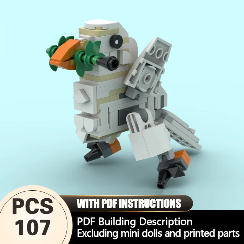 

Creators Animal Series Model MOC Building Bricks Small Bird Modular Technology Gifts Holiday Assemble Children Toys Suit