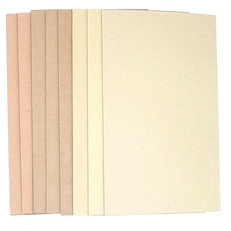 A4 Kraft Paper Hard Raw Wood Pulp Paper DIY Handmake Craft Card Paper Thick Paperboard Cardboard Packaging Decorations Paper