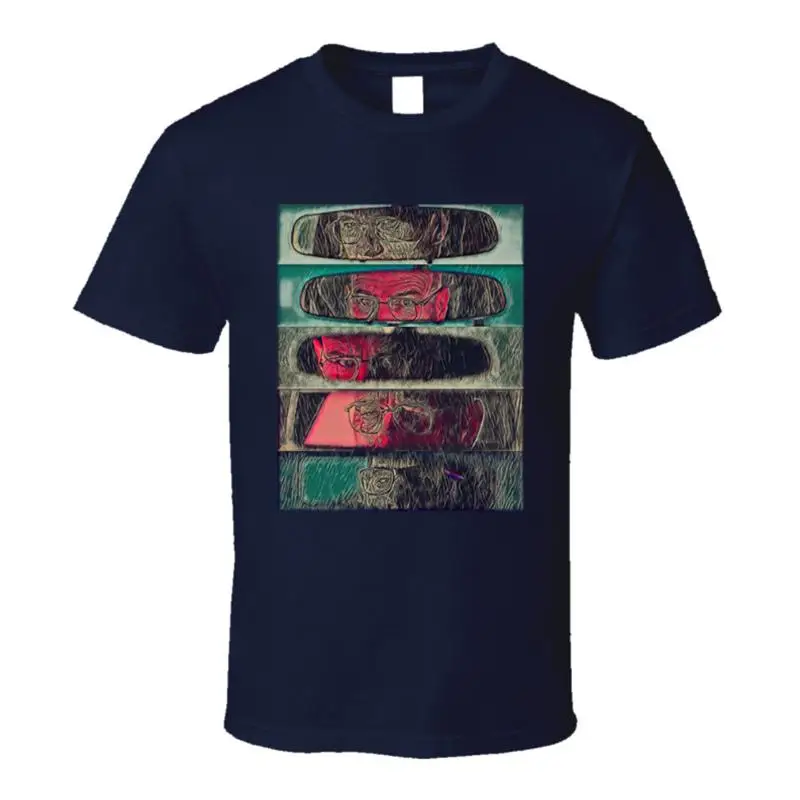 

Футболка с зеркалом заднего вида Breadking Bad Mr White, фанатская футболка из сериала