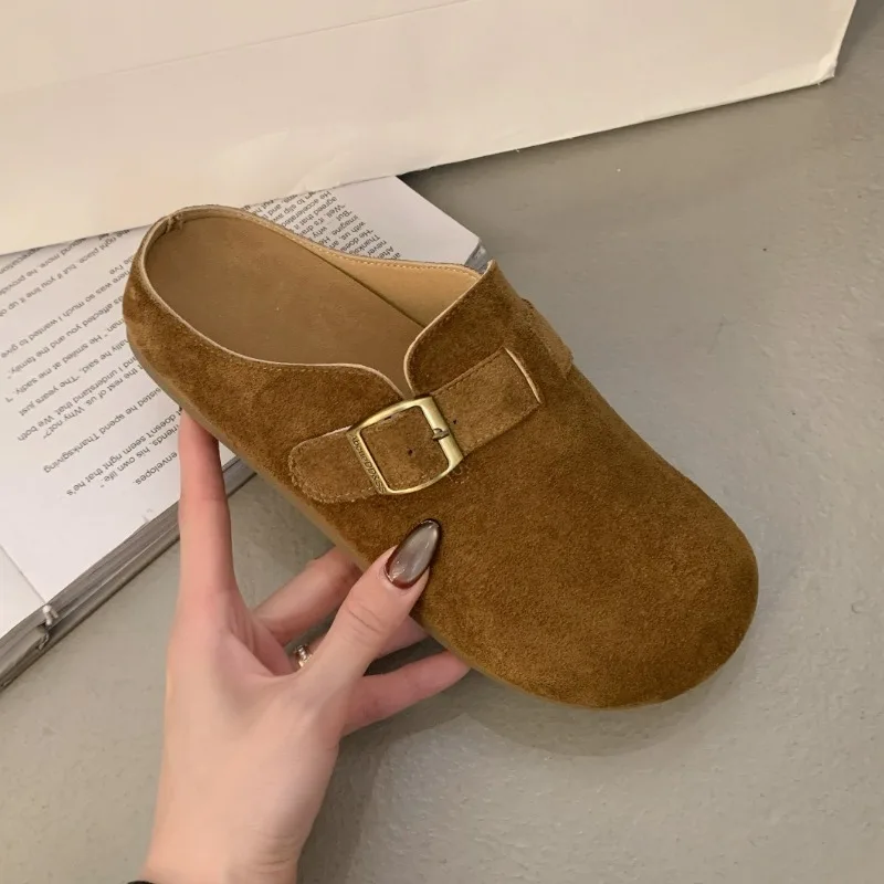 

Mules Shoes Women Flats Slippers Casual Sport Sandals Fashion 2025 Summer New Slingback Woman Sneakers Trend Flip Flops Zapatos