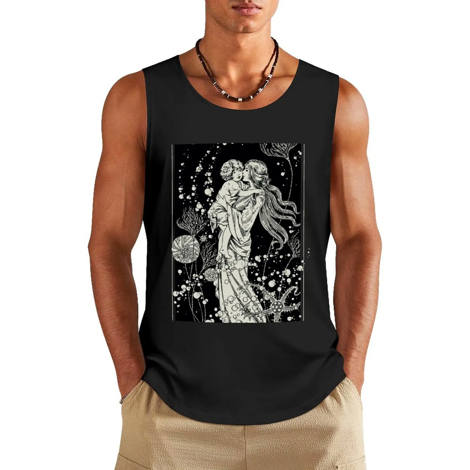 

The Empress Tarot Tank Top Man gym clothes Short sleeve Men's t shirt