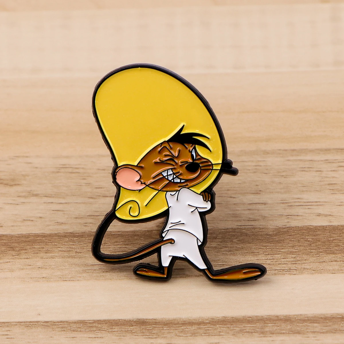 Yellow Hat Mouse Pin Cute Cartoon Anime Badges Brooches for Clothing Enamel Pin Women\'s Badges Jewelry Accessories Gifts for Kid