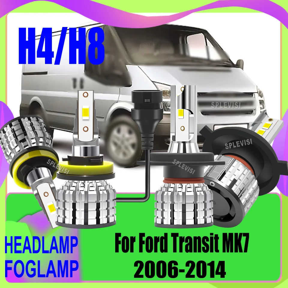 

Car LED Headlight Foglamp High Bright for Night Driving 240W For Ford Transit MK7 2006 2007 2008 2009 2010 2011 2012 2013 2014