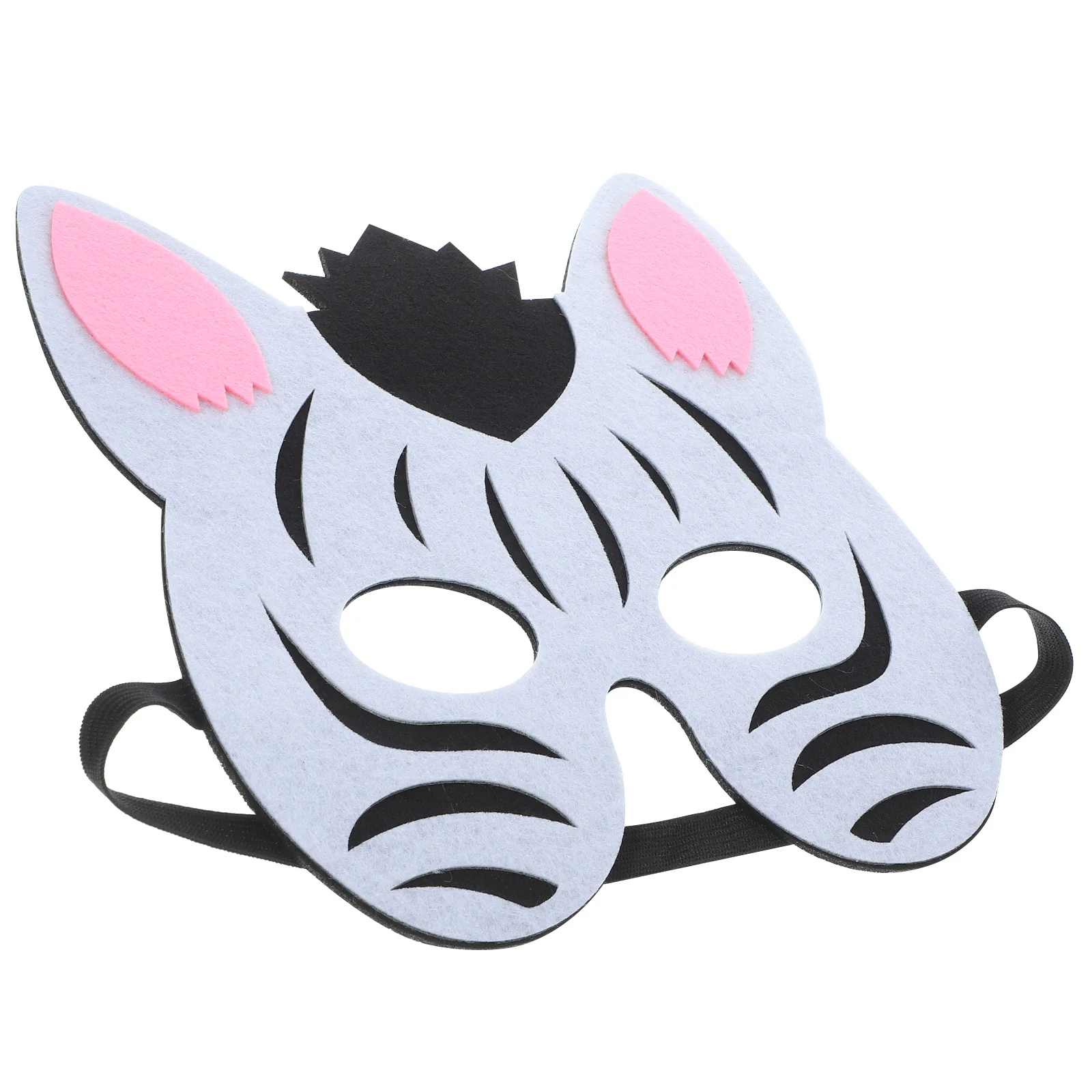 Zebra Mask Cute Animal Face Masquerade For Kids Halloween Party Cosplay Costume Fun Decorative Accessory Playtime