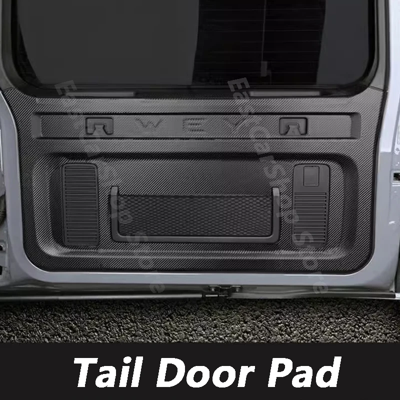 

For Great Wall GWM Tank 300 2021 2022 2023 Car Tailgate Protective Pad Cover Rear Trunk Door Decoration Mat Accessories