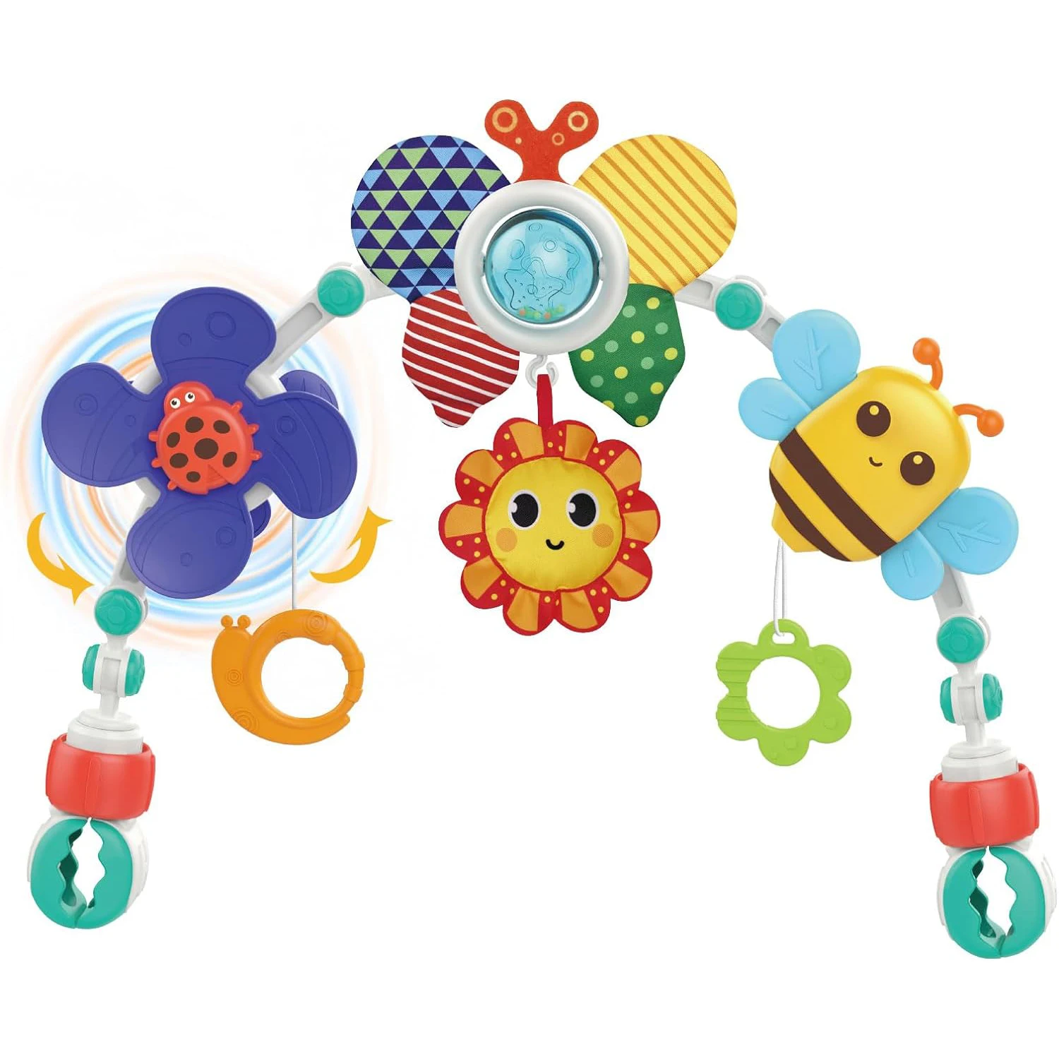 Baby Nursery Trolley - Arco de juguetes ajustable para moisés