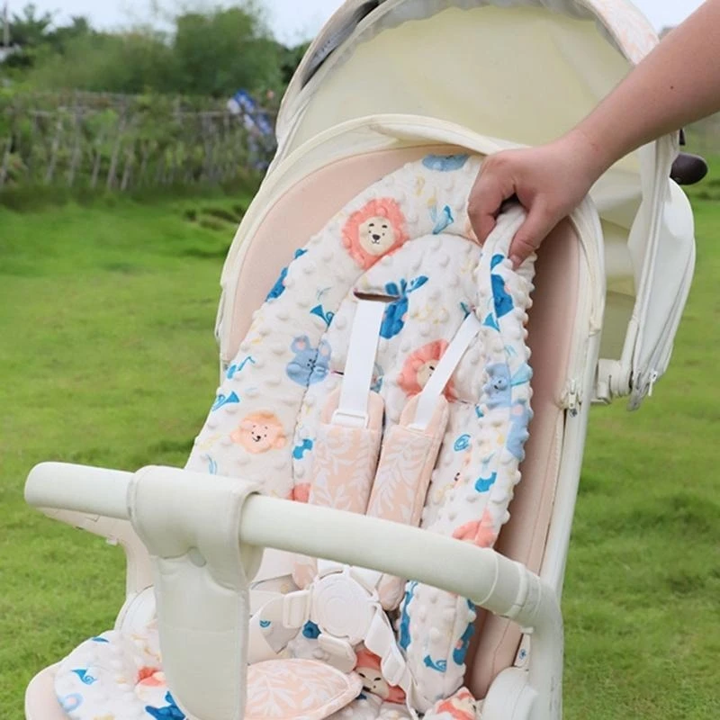 Newborn Car Seats Liners Soft & Breathable Insert Newborn Head Supports Body Support Pillow for Strollers & Bouncer Use 425F