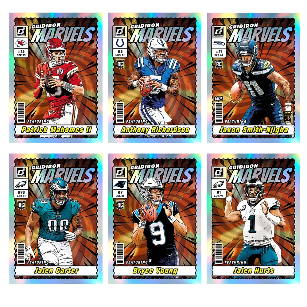 PANINI DIY ตาราง MARVELS GOOTBALL การ์ดสะสม JAYDEN DANIELS JOSH ALLEN BROCK patrick เลเซอร์ rainbow flash วันหยุดของขวัญ