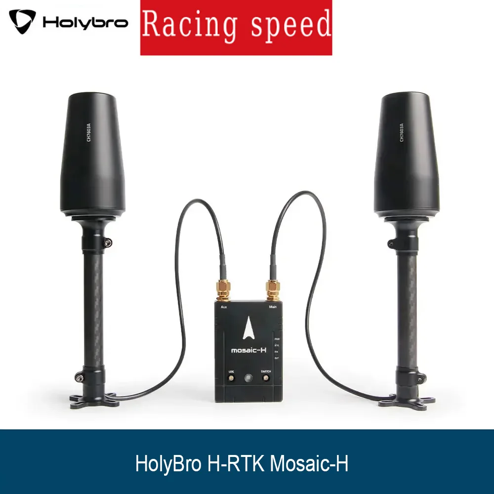 

Holybro H-RTK Mosaic-H RTK GPS Module Dual Antenna Heading with IST8310 Magnetometer for Precision Drone UAV Navigation