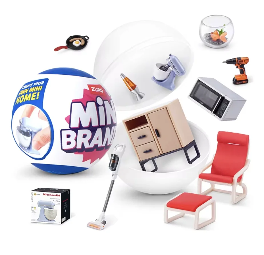 Hot Toys Mini Brands Home Collection Mistery Box Capsule Real Miniature Furniture Collectible Blind Box Toy