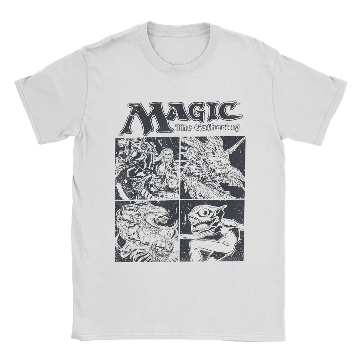 Hipster Magic Games Gathering MTG T-Shirt for Men Round Neck Pure Cotton T Shirts Short Sleeve Tee Shirt Plus Size Clothing