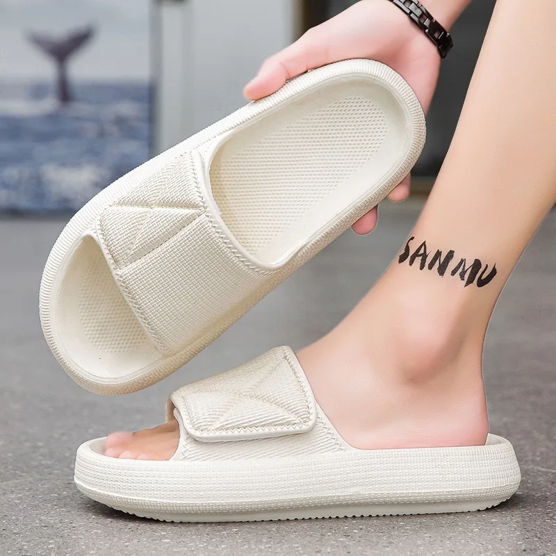 

Men's Slippers 2025 Summer New Beach Shoes Fashion Couple Home Slippers Outdoor Light EVA Slides Casual Sports Slippers for Men