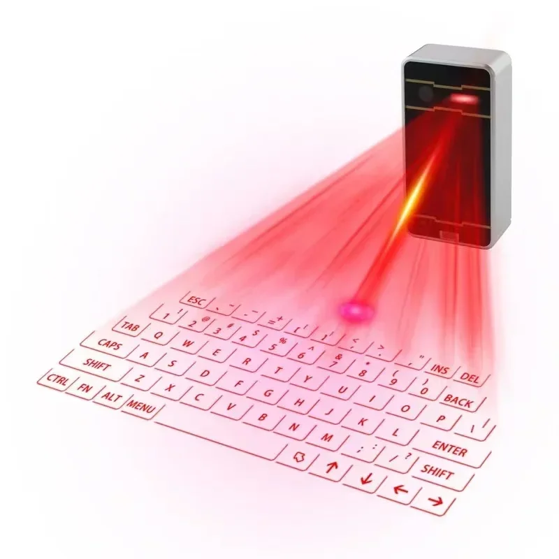 Bluetooth speaker with mouse function for voice broadcast wireless portable mini laser projection keyboard