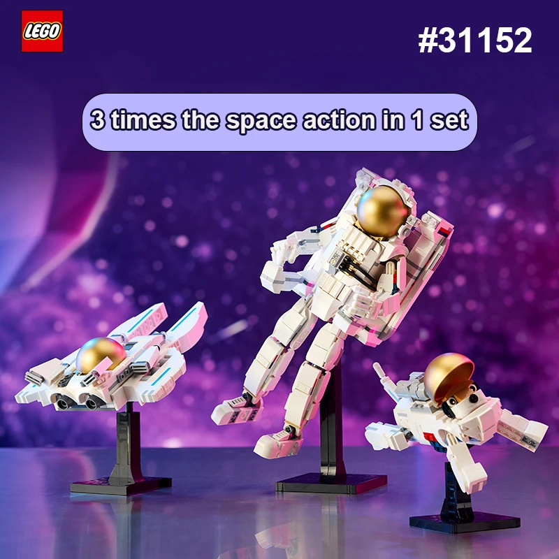 LEGO 31152 Space Astronaut Creator 3-in-1647 pcs Buiding Blocks Model Kit DIY Toys For Boys Girl Children Gift ages 9+