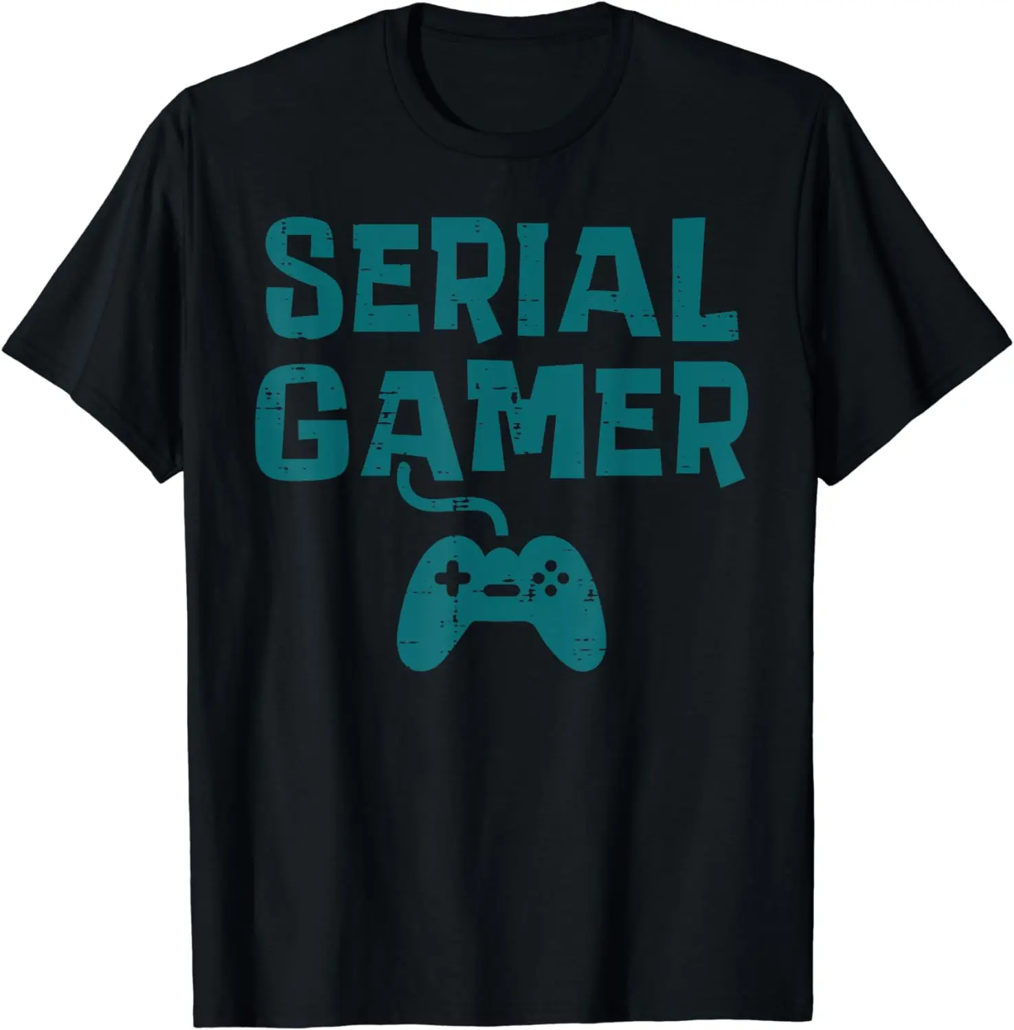 

Serial Gamer Controller Fun Gaming Video Game Lover s Men T-Shirt