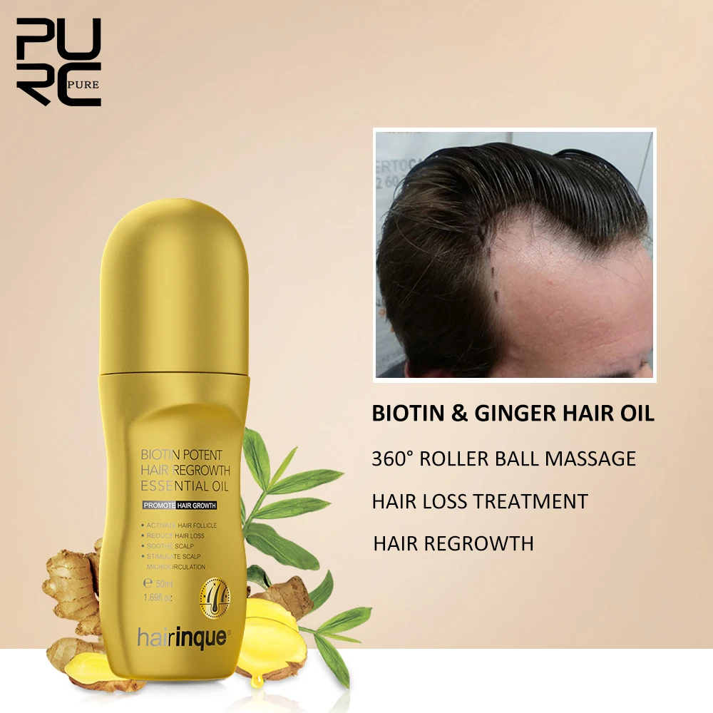 Hairinque Vitamin Hair Growth Products Prevent Hair Loss Serum Scalp Treatment Growing Hair Care Oil for Men Women Beauty Health