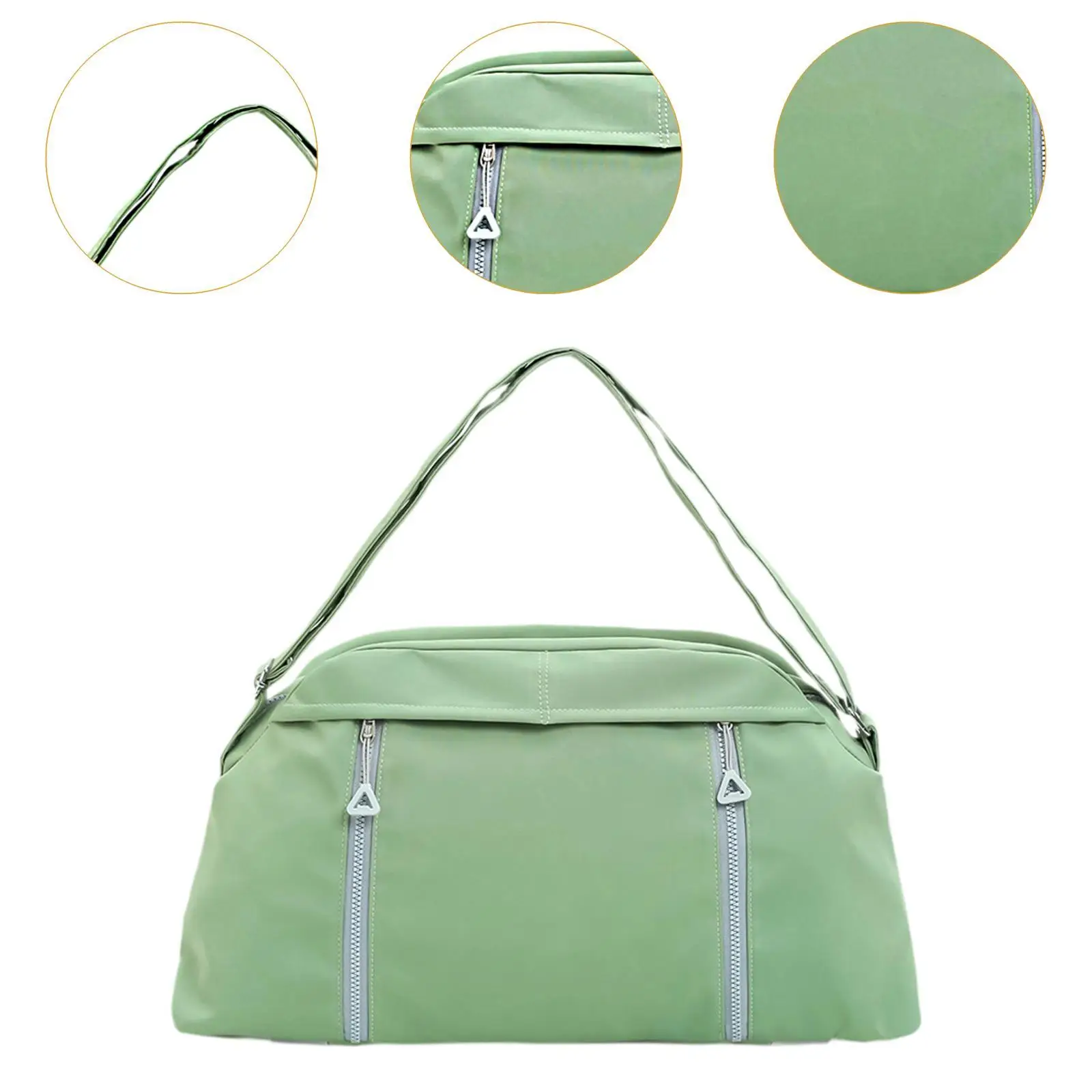 حقيبة سفر من القماش الخشن مقاومة للماء للنساء والرجال مع مقصورات متعددة حقيبة عطلة نهاية الأسبوع لحمام السباحة والشاطئ والرياضات الخارجية