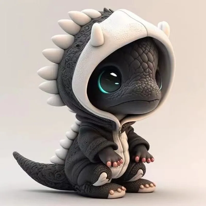 

Halloween Decorative Dinosaur Elf Cute Figurine Car Model Sculpture Resin Craft Gift Collectible Toys Fantasy Figurines