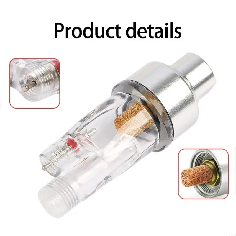 Filtro aire trampa agua, separador conexión para aerógrafo, mejora eficiencia separación, pistolas accesorios