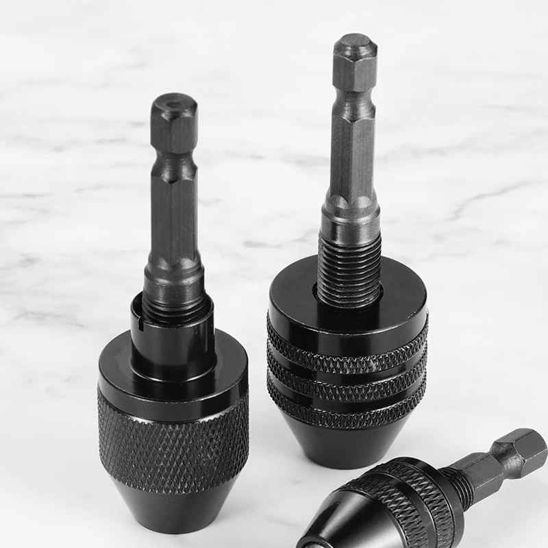 1pc 1/4-1/2 0,3mm Sechs kant bohrfutter Schlüssel loser Schrauben dreher Schlags ch rauber adapter Elektrischer Mikro motor Klemm futter Sechs kant schaft