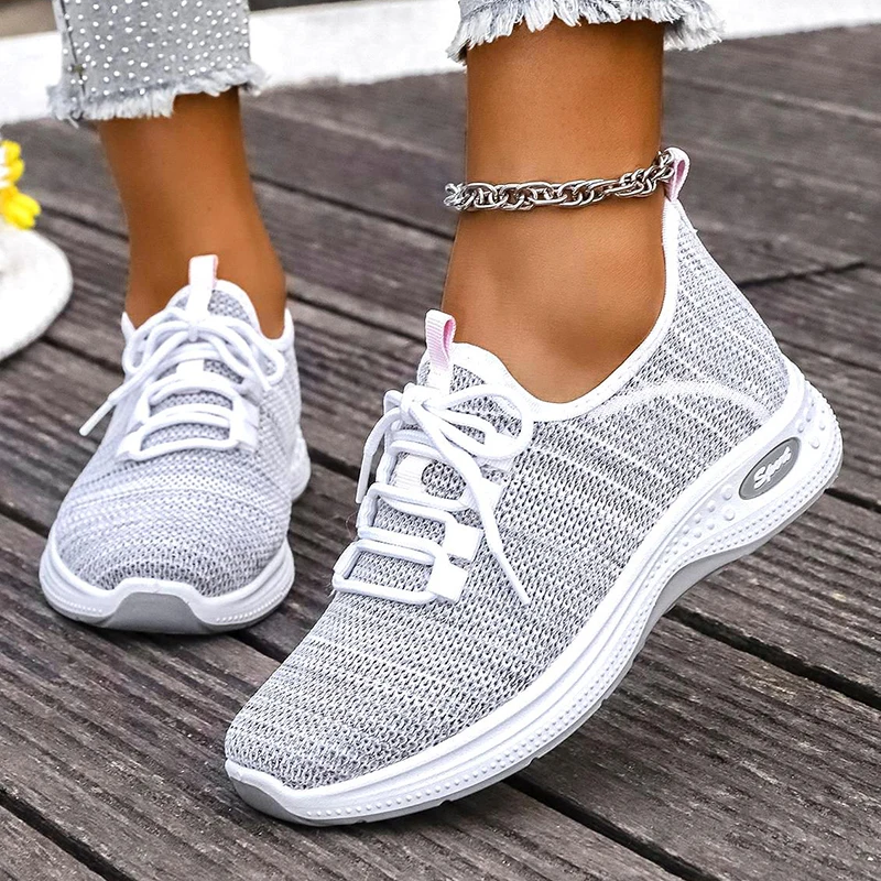 

Женские дышащие вязаные носки, кроссовки, удобная повседневная спортивная обувь для женщин, весна-осень 202, легкие кроссовки