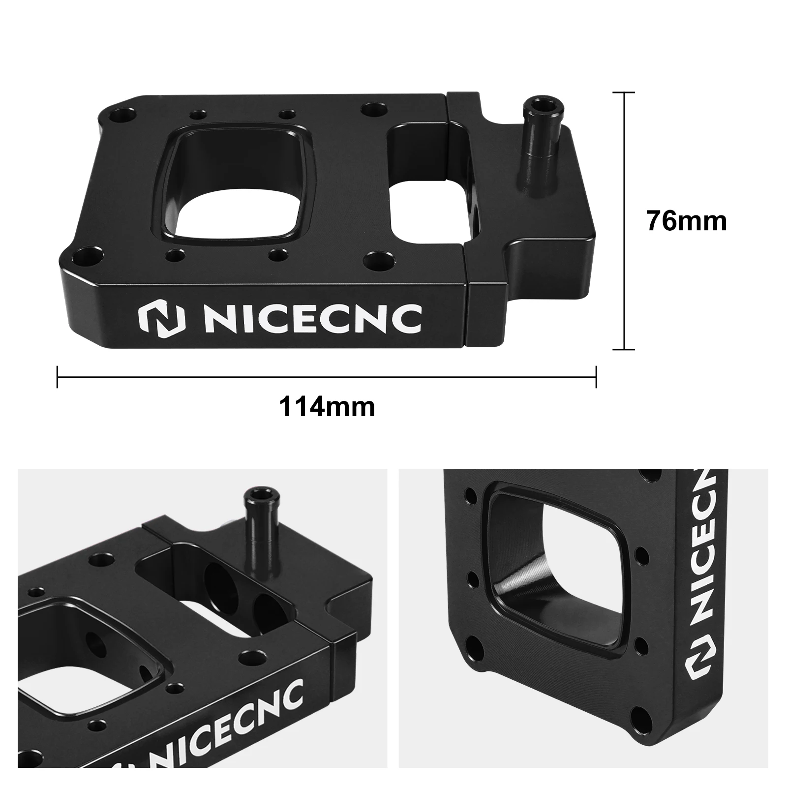 NICECNC TPI Injector Relocation Block For Husqvarna TE 300i TE250i 2018-2023 TX300i 2020-2022 TE150i 2020-2023 For KTM GasGas