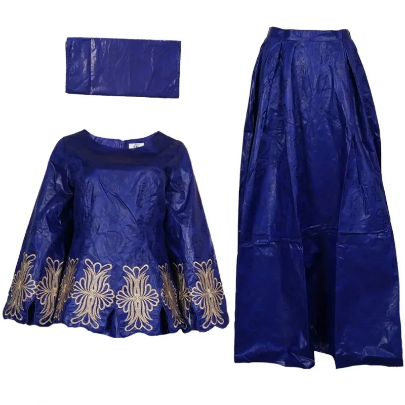 

Африканская одежда больших размеров, женские элегантные модные платья с вышивкой Bazin Riche, вечернее платье в Турции, повседневное платье Анкары из 2 предметов