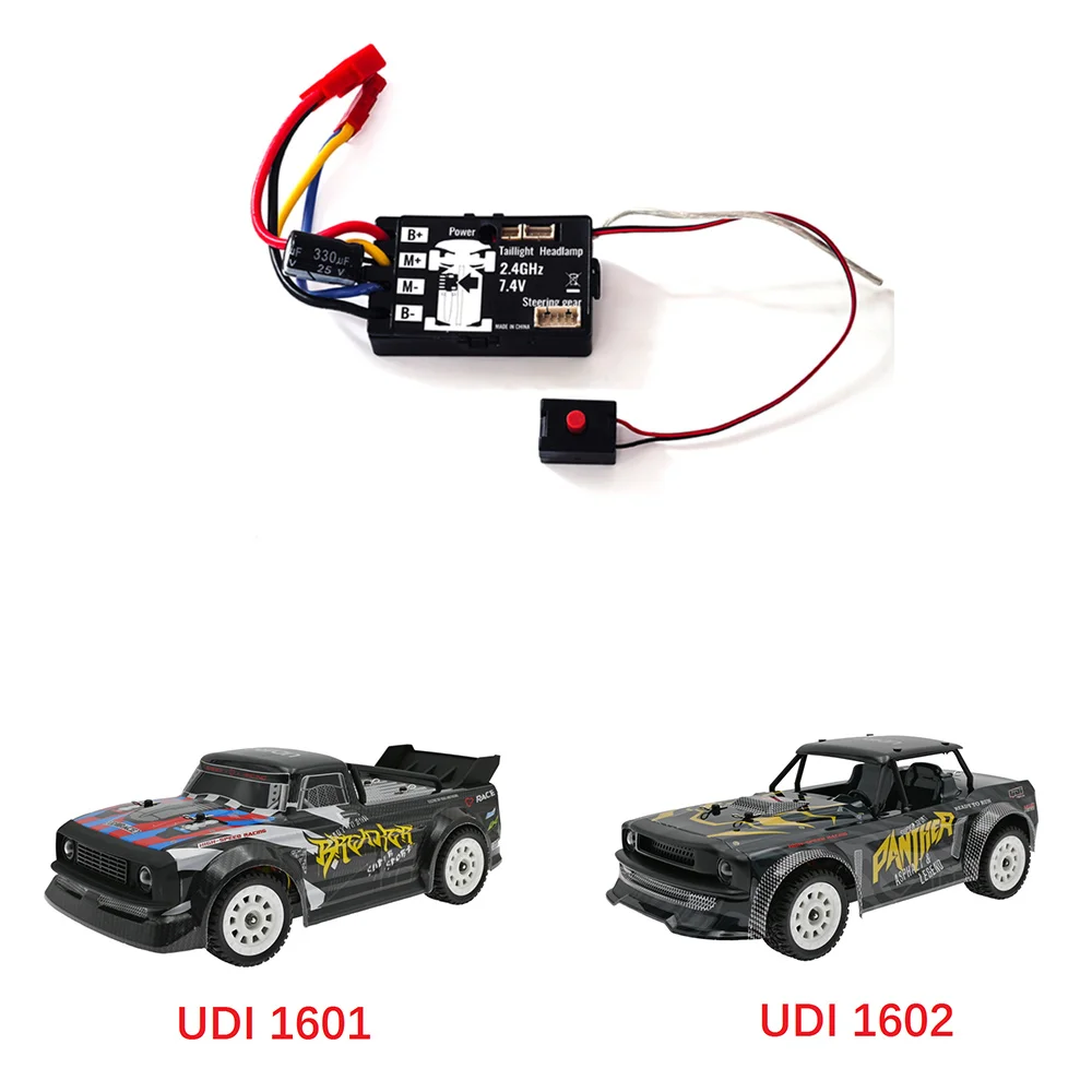 Mobil RC 2.4กรัมพร้อมไจโรเสริมสำหรับ SG 1603 SG 1604 UD1601 SG1604 SG1603 UD1602 1/16 mobil RC ชิ้นส่วนอะไหล่รถยนต์อุปกรณ์เสริม