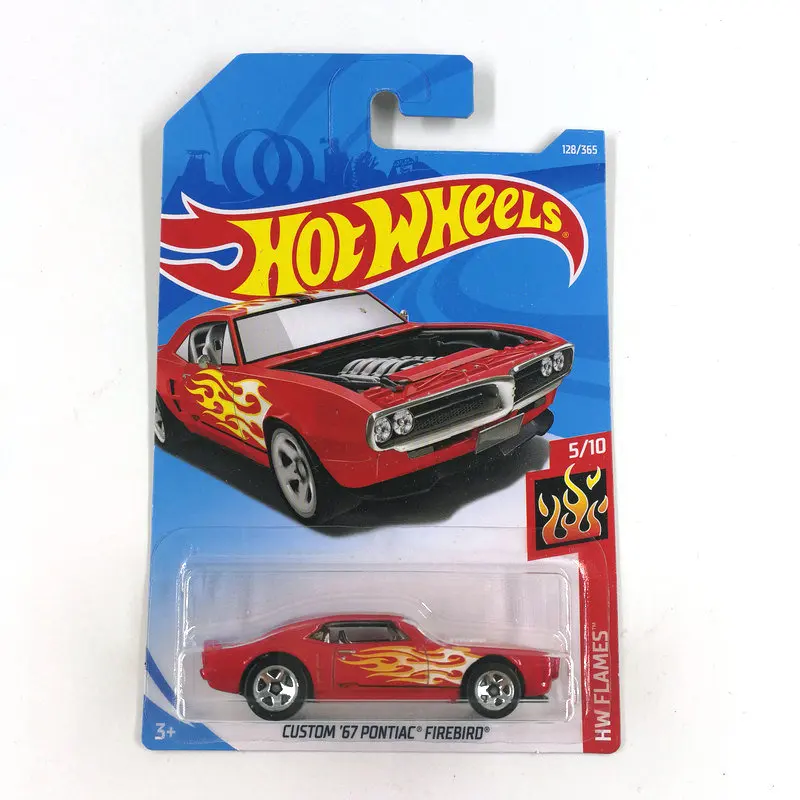 

2018-128 HOT WHEELS 1:64 CUSTOM 67 PONTIAC FIREBIRD diecast car model gifts